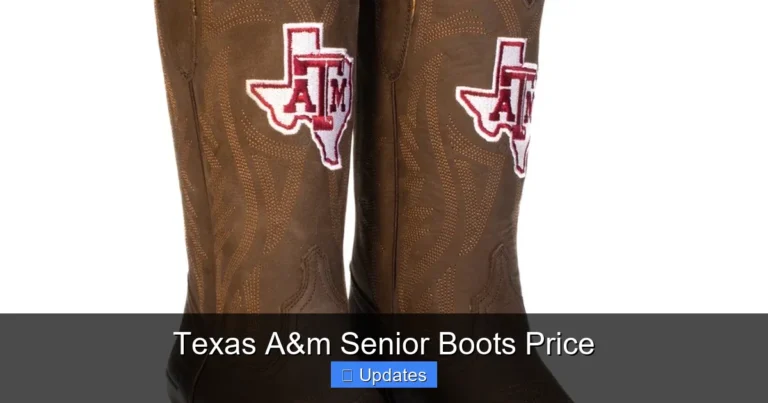 Texas A&m Senior Boots Price
