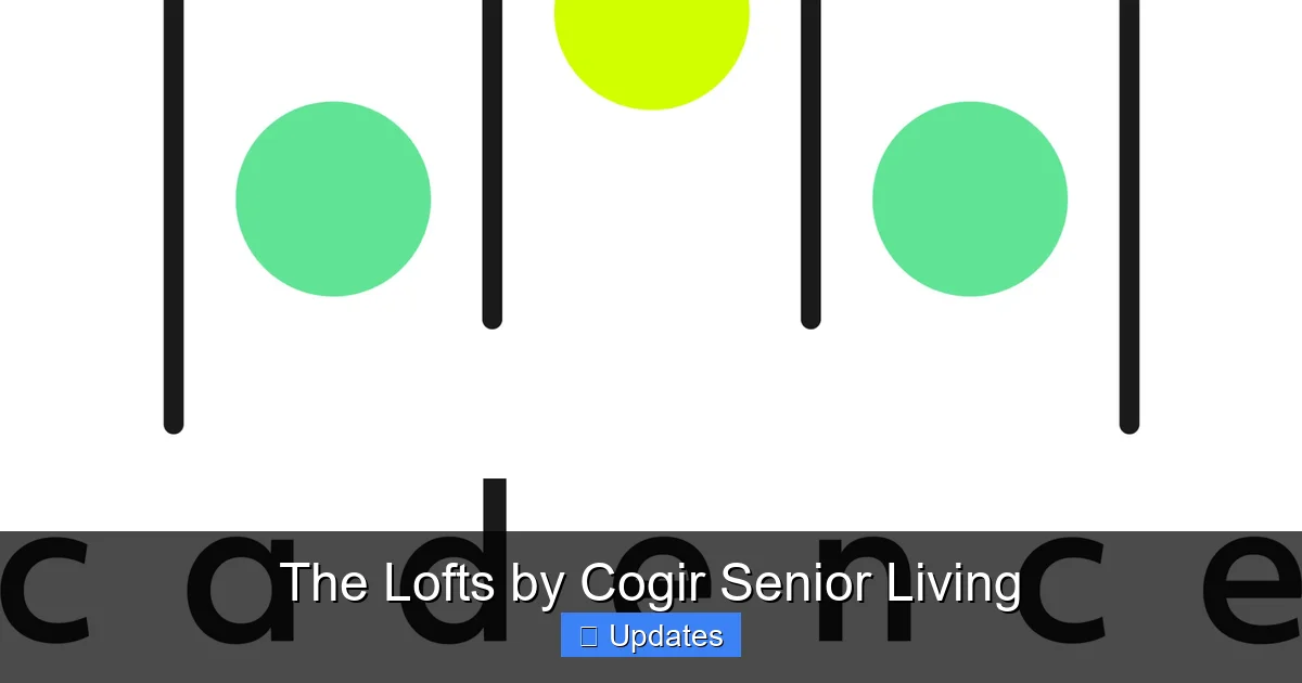 The Lofts by Cogir Senior Living