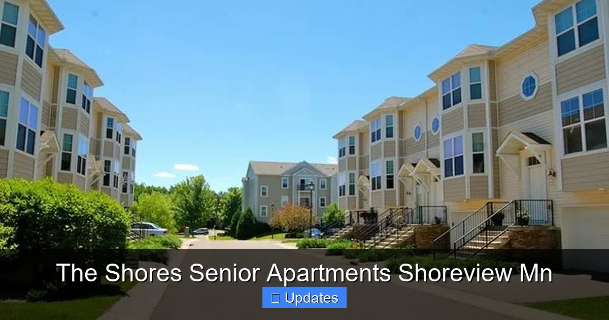 The Shores Senior Apartments Shoreview Mn