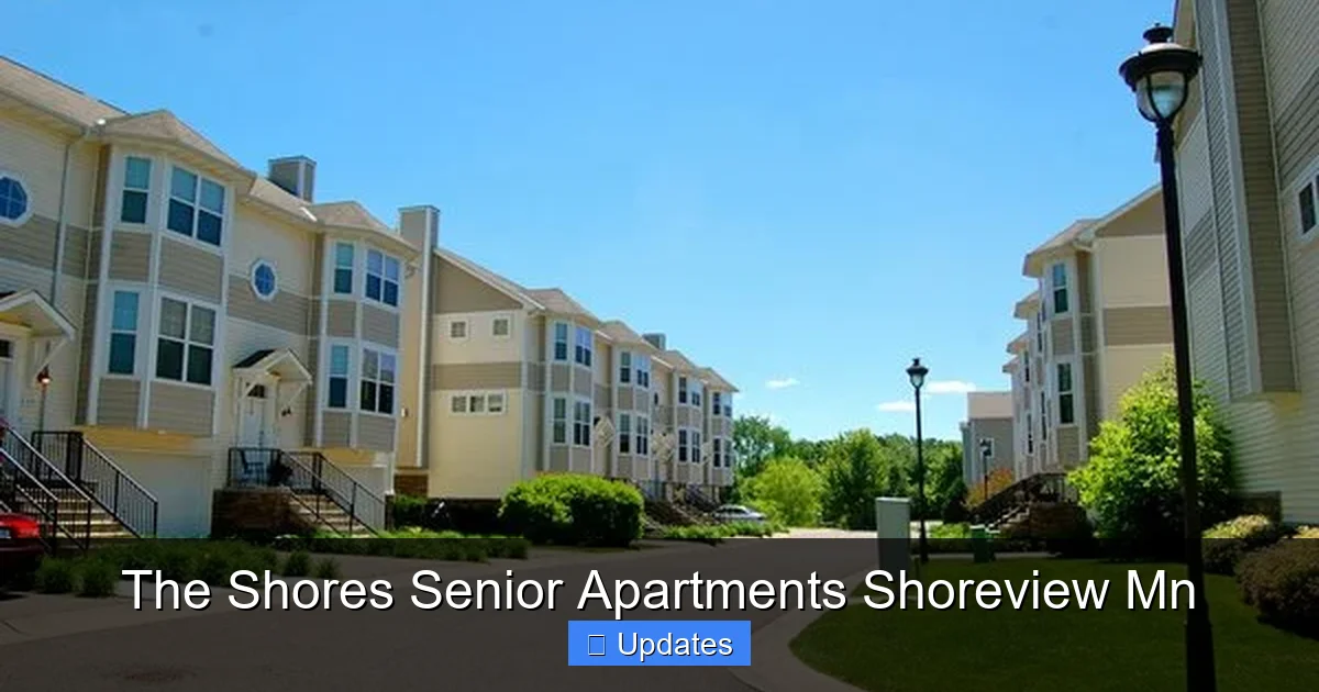 The Shores Senior Apartments Shoreview Mn