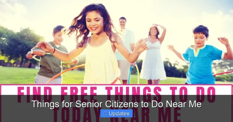 Things for Senior Citizens to Do Near Me