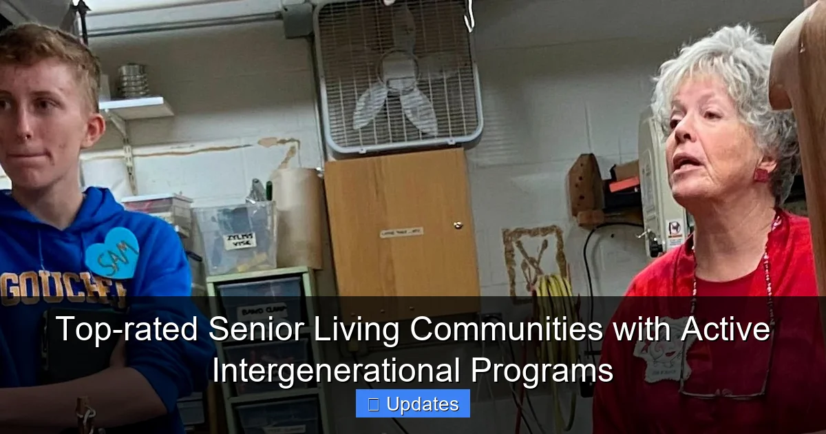 Top-rated Senior Living Communities with Active Intergenerational Programs