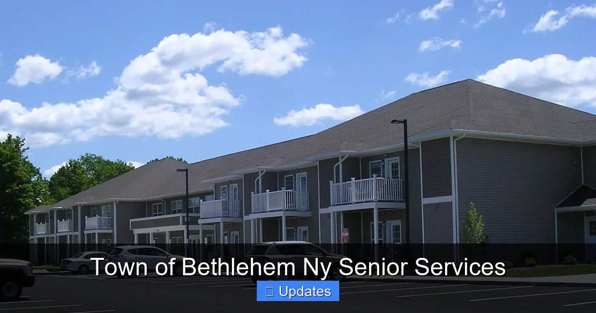 Town of Bethlehem Ny Senior Services