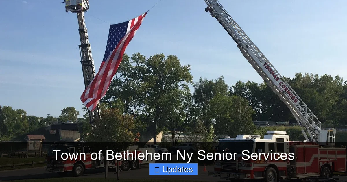 Town of Bethlehem Ny Senior Services