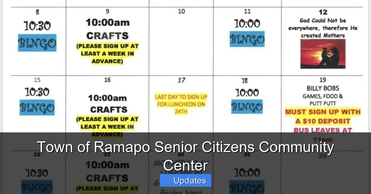 Town of Ramapo Senior Citizens Community Center