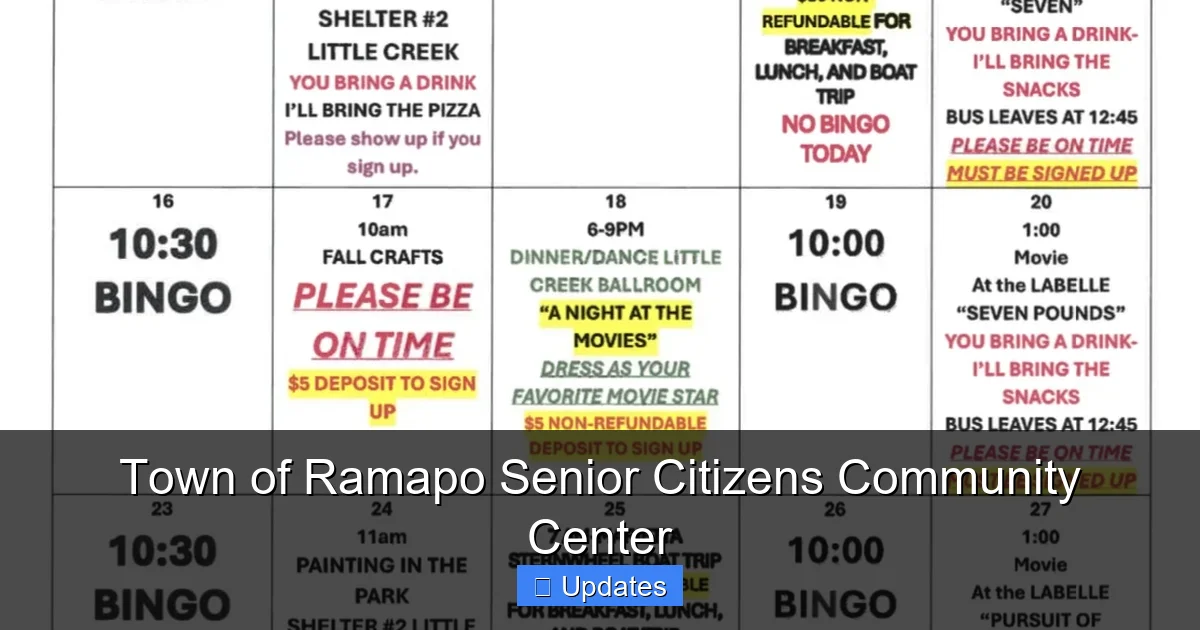 Town of Ramapo Senior Citizens Community Center