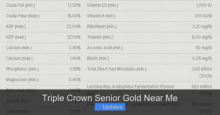 Triple Crown Senior Gold Near Me