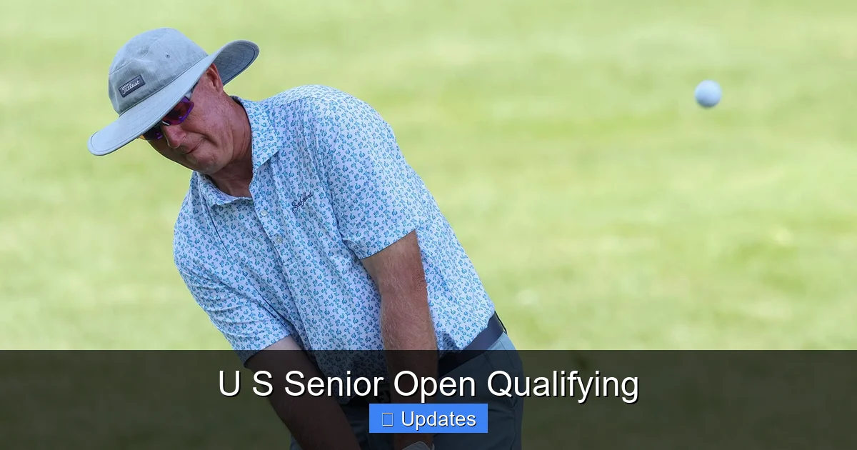 U S Senior Open Qualifying