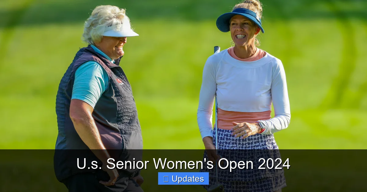 U.s. Senior Women's Open 2024