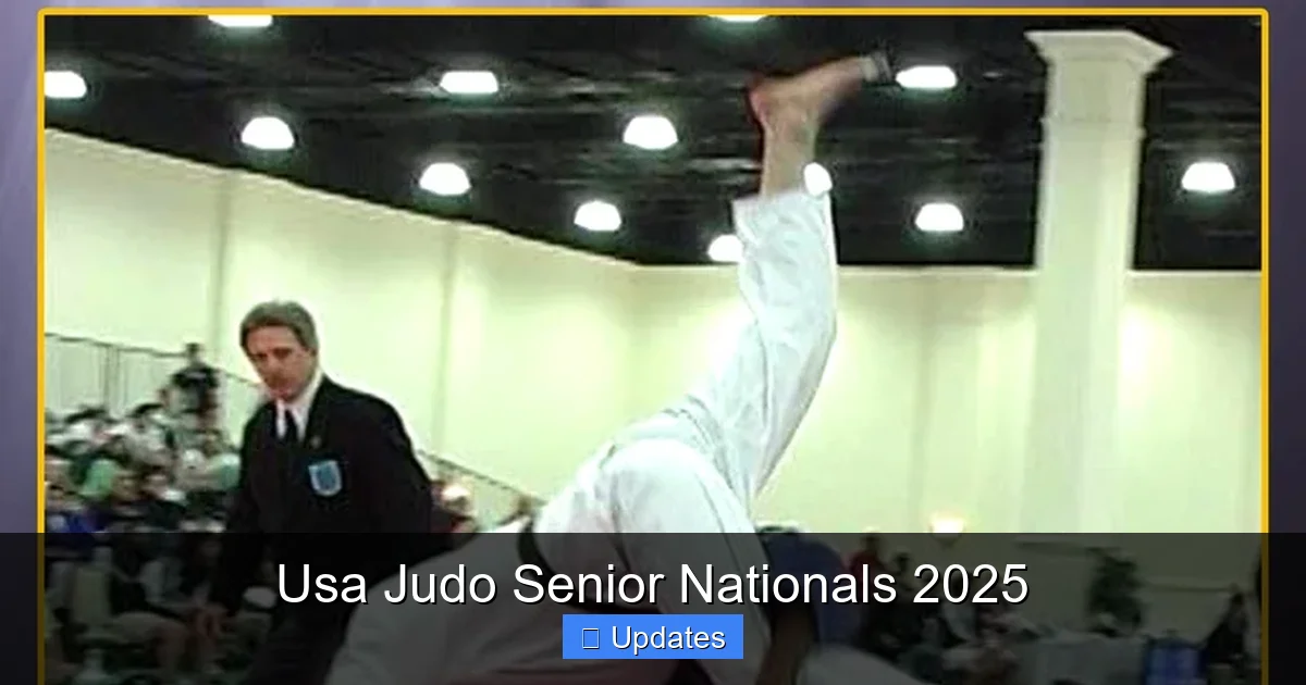 Usa Judo Senior Nationals 2025