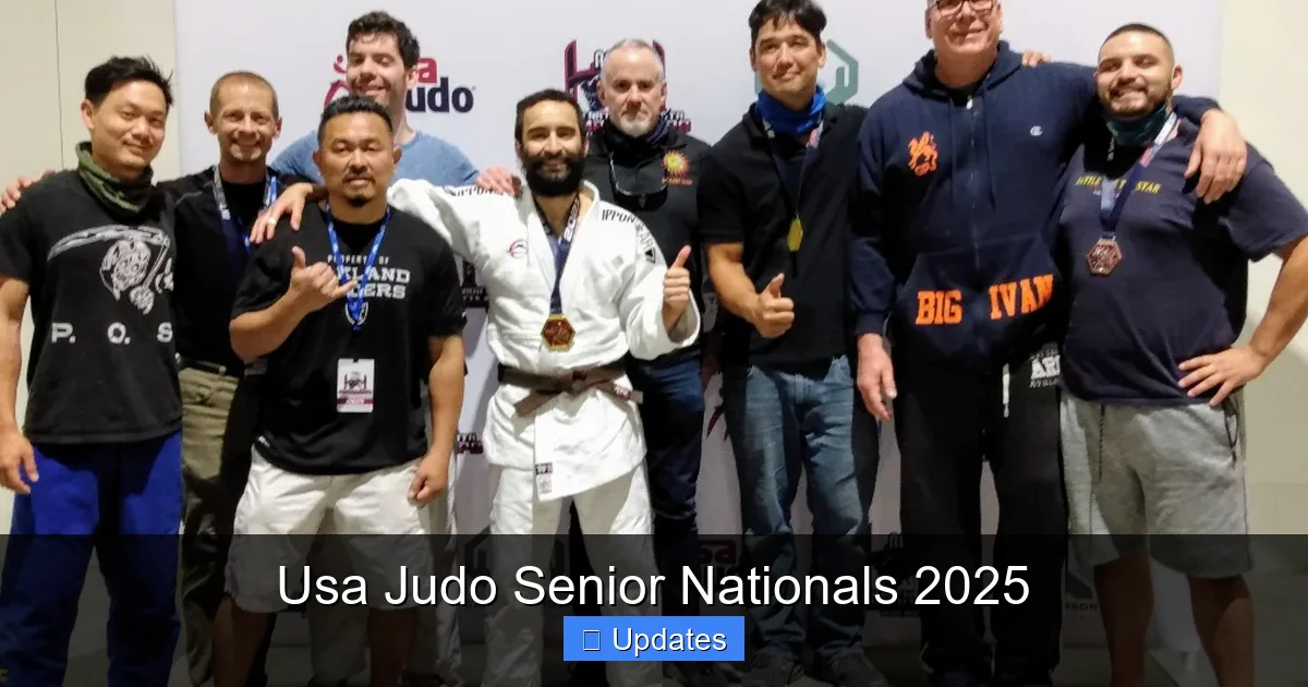 Usa Judo Senior Nationals 2025
