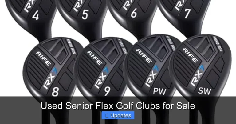 Used Senior Flex Golf Clubs for Sale