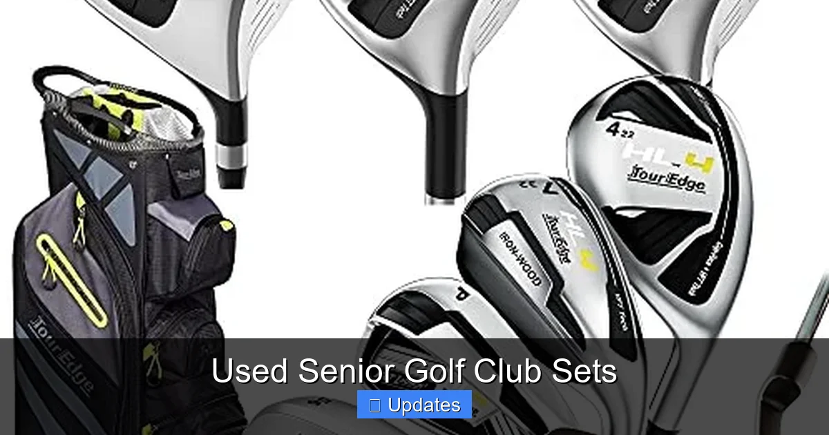 Used Senior Golf Club Sets
