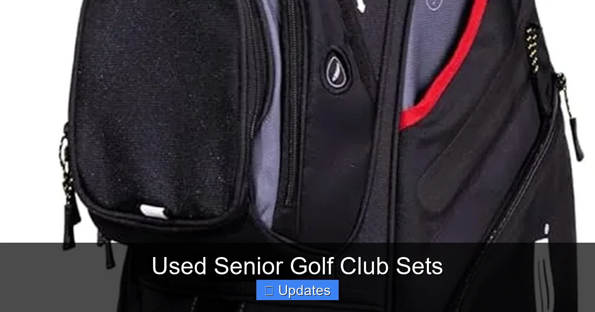 Used Senior Golf Club Sets