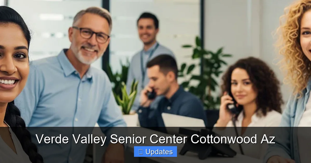 Verde Valley Senior Center Cottonwood Az