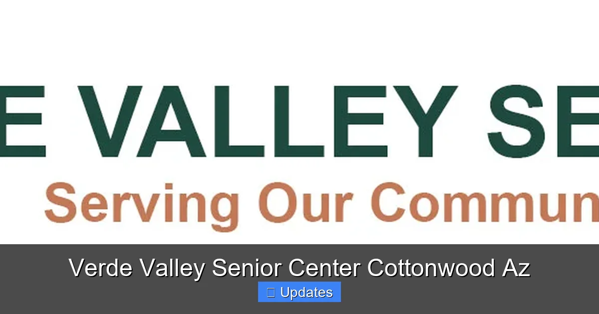 Verde Valley Senior Center Cottonwood Az