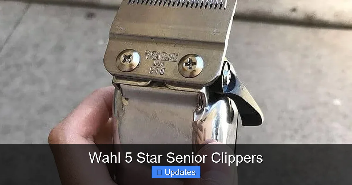 Wahl 5 Star Senior Clippers