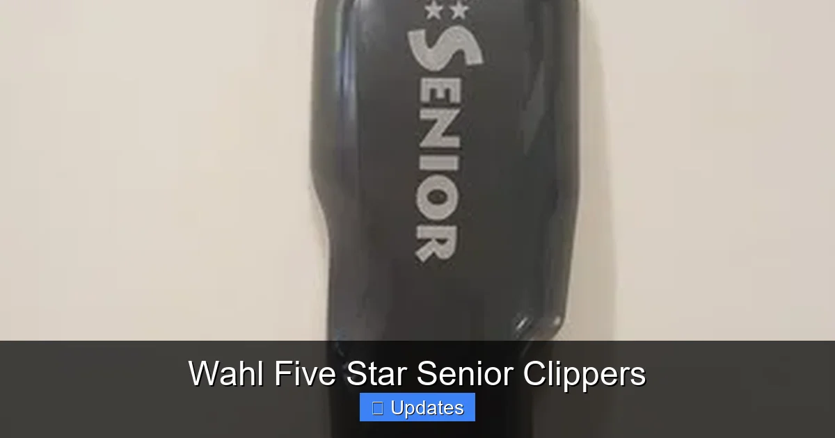 Wahl Five Star Senior Clippers