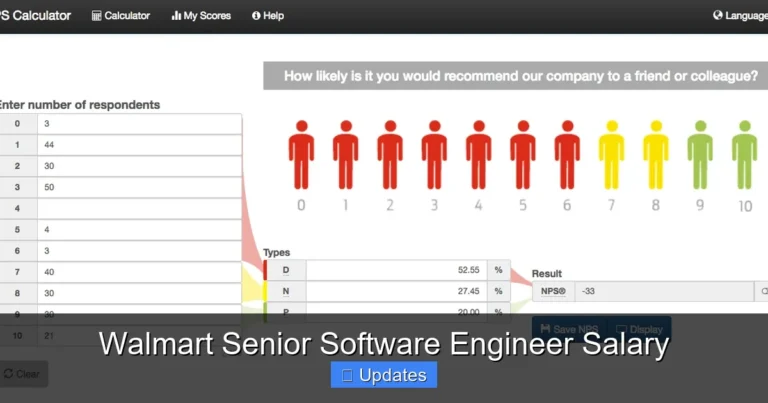 Walmart Senior Software Engineer Salary
