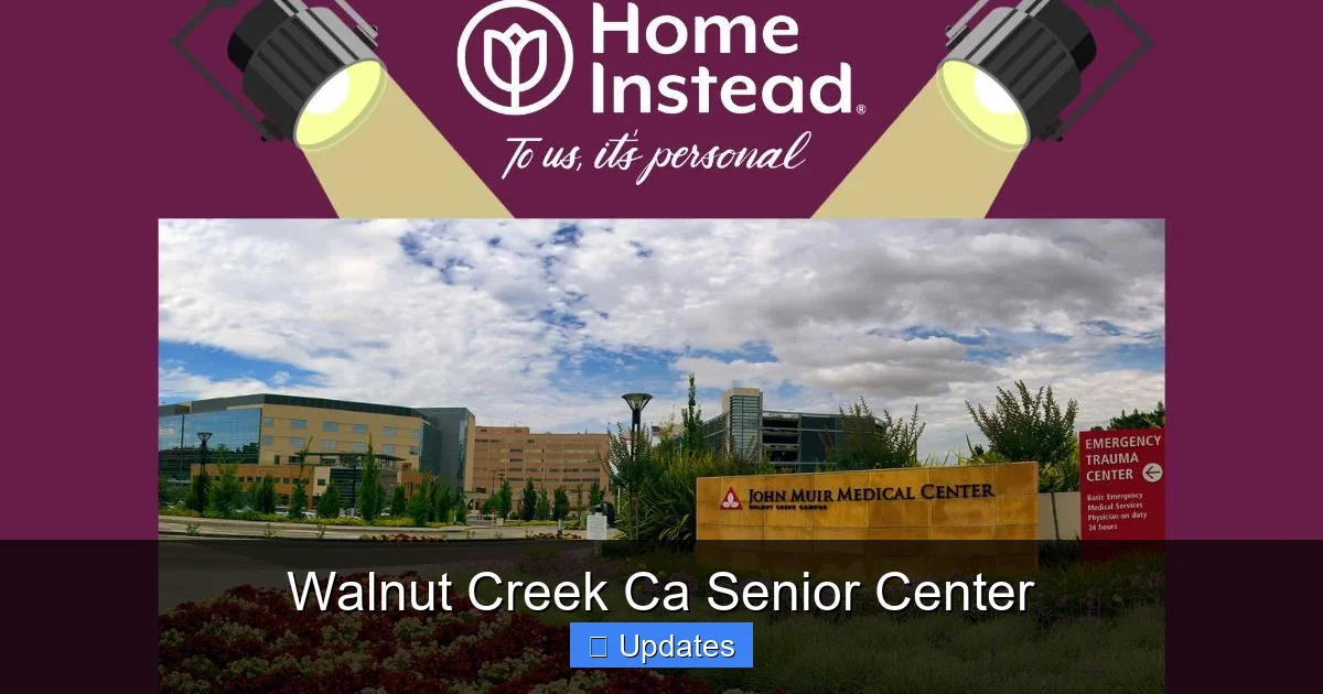 Walnut Creek Ca Senior Center
