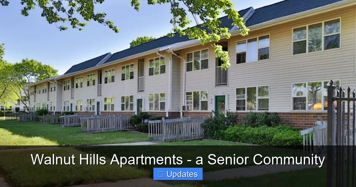 Walnut Hills Apartments - a Senior Community