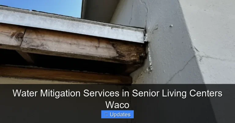 Water Mitigation Services in Senior Living Centers Waco