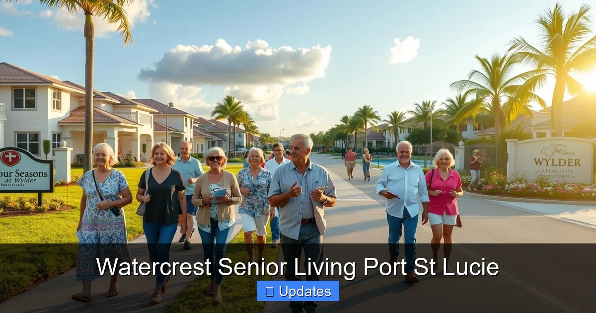 Watercrest Senior Living Port St Lucie