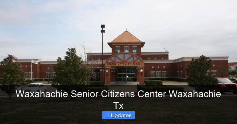 Waxahachie Senior Citizens Center Waxahachie Tx
