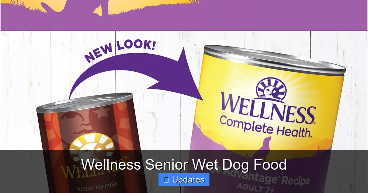 Wellness Senior Wet Dog Food