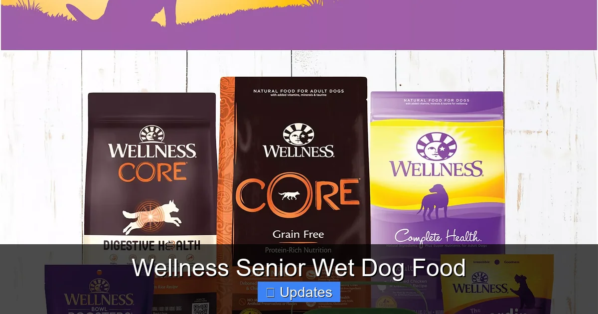 Wellness Senior Wet Dog Food