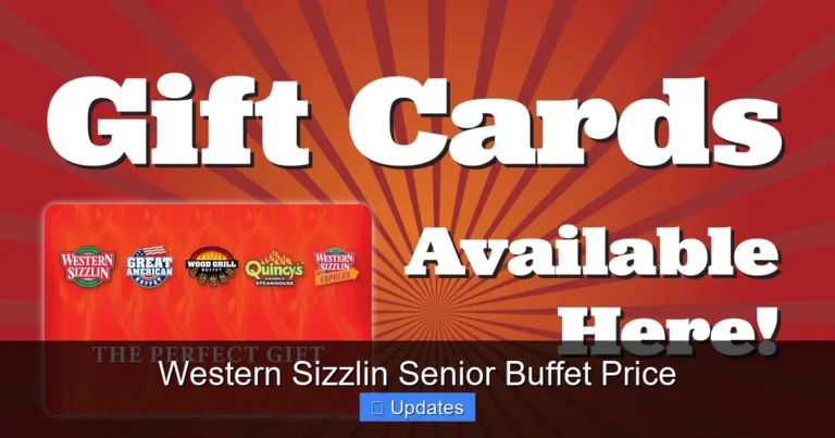Western Sizzlin Senior Buffet Price
