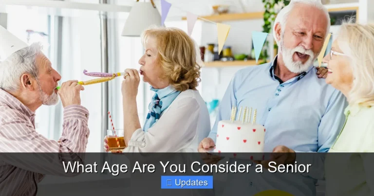 What Age Are You Consider a Senior