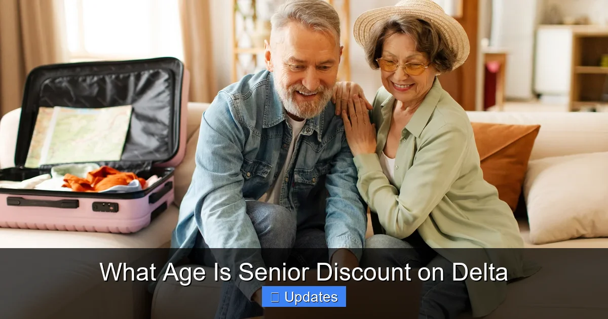 What Age Is Senior Discount on Delta