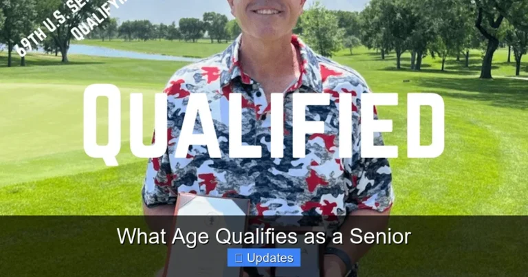 What Age Qualifies as a Senior