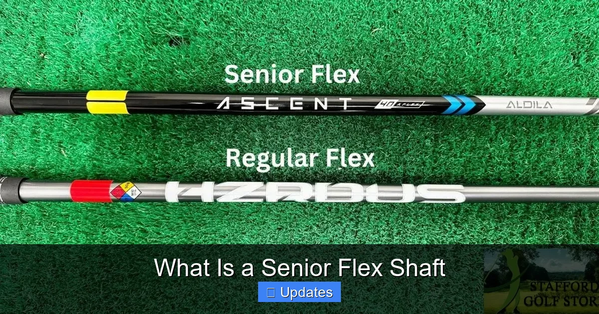 What Is a Senior Flex Shaft