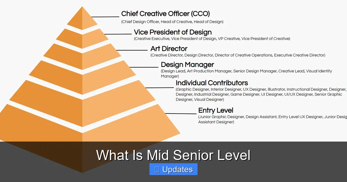What Is Mid Senior Level