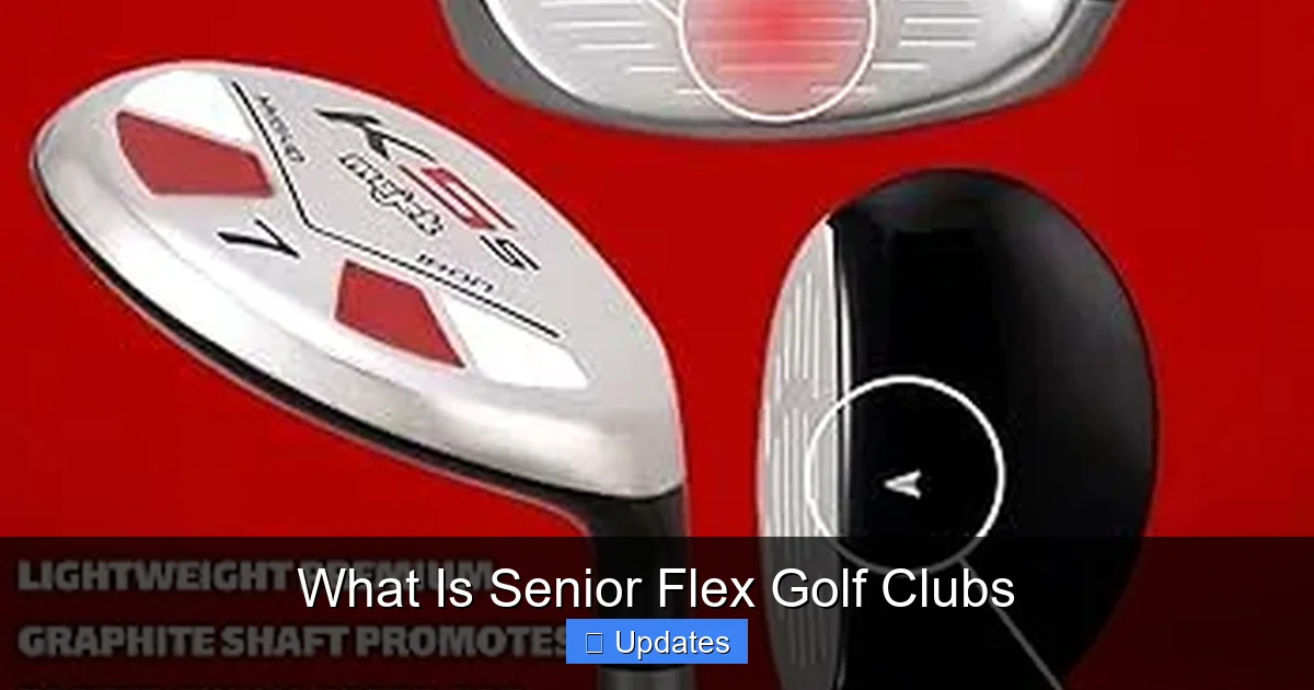 What Is Senior Flex Golf Clubs