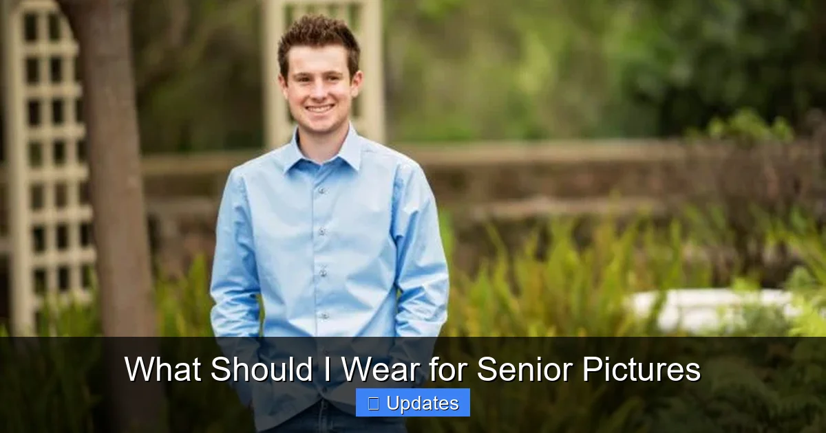 What Should I Wear for Senior Pictures