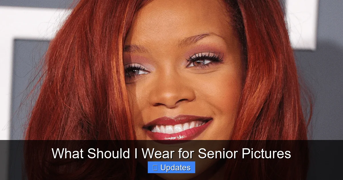 What Should I Wear for Senior Pictures