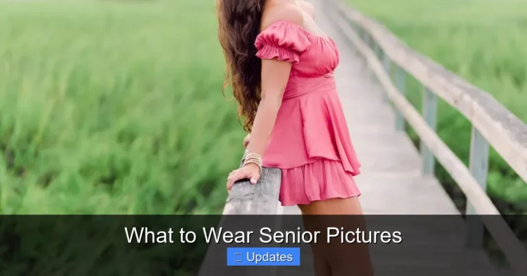 What to Wear Senior Pictures