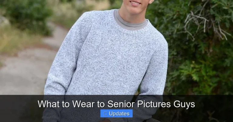 What to Wear to Senior Pictures Guys
