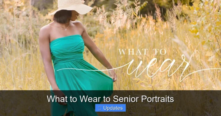 What to Wear to Senior Portraits