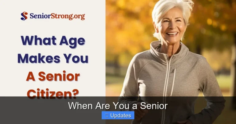 When Are You a Senior