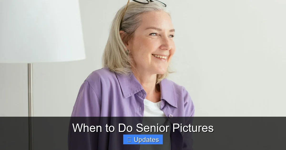 When to Do Senior Pictures