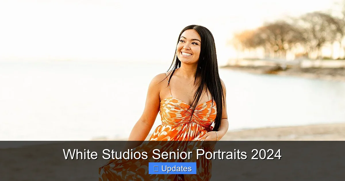 White Studios Senior Portraits 2024
