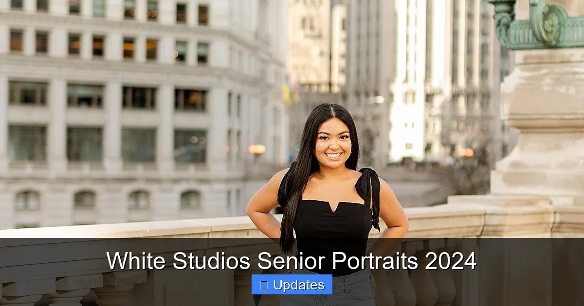 White Studios Senior Portraits 2024