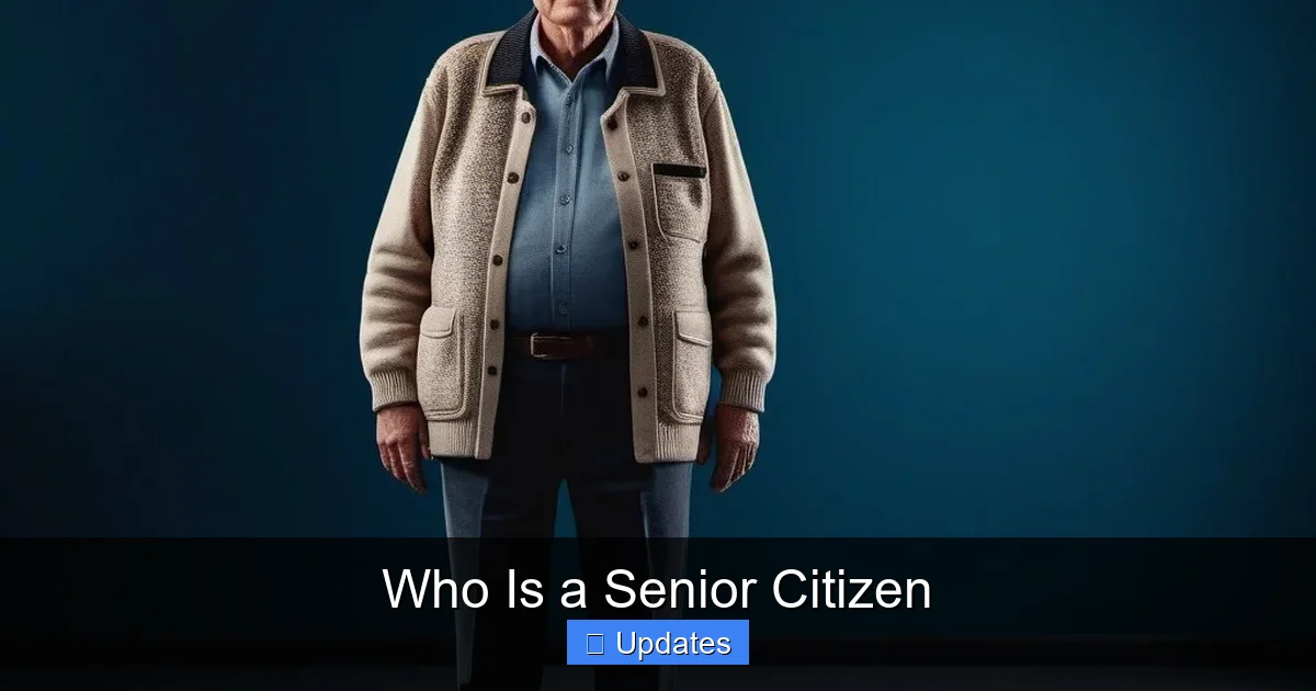 Who Is a Senior Citizen