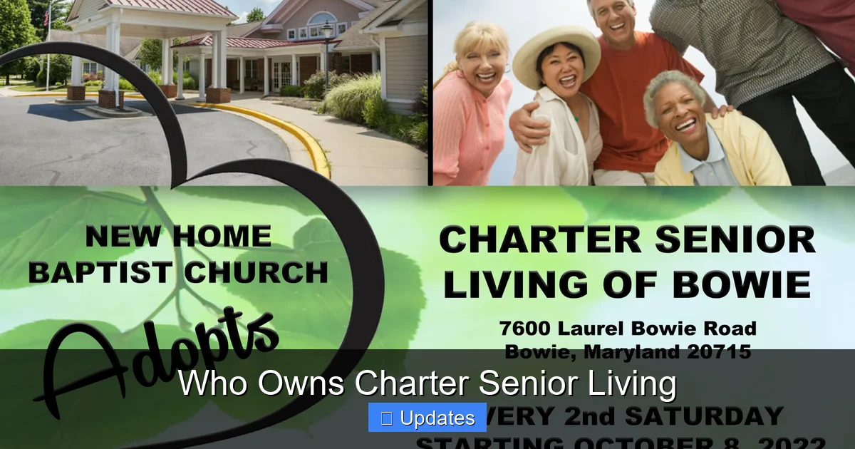 Who Owns Charter Senior Living
