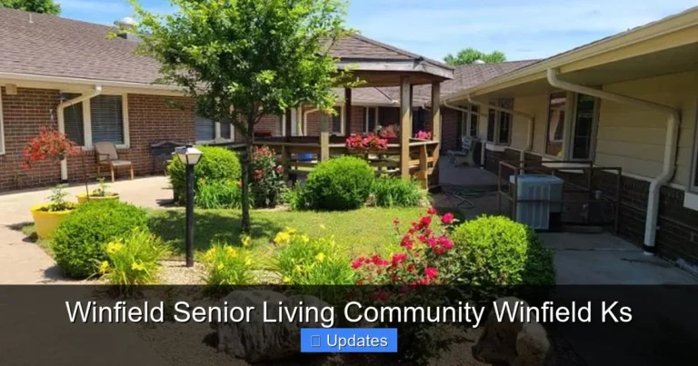 Winfield Senior Living Community Winfield Ks