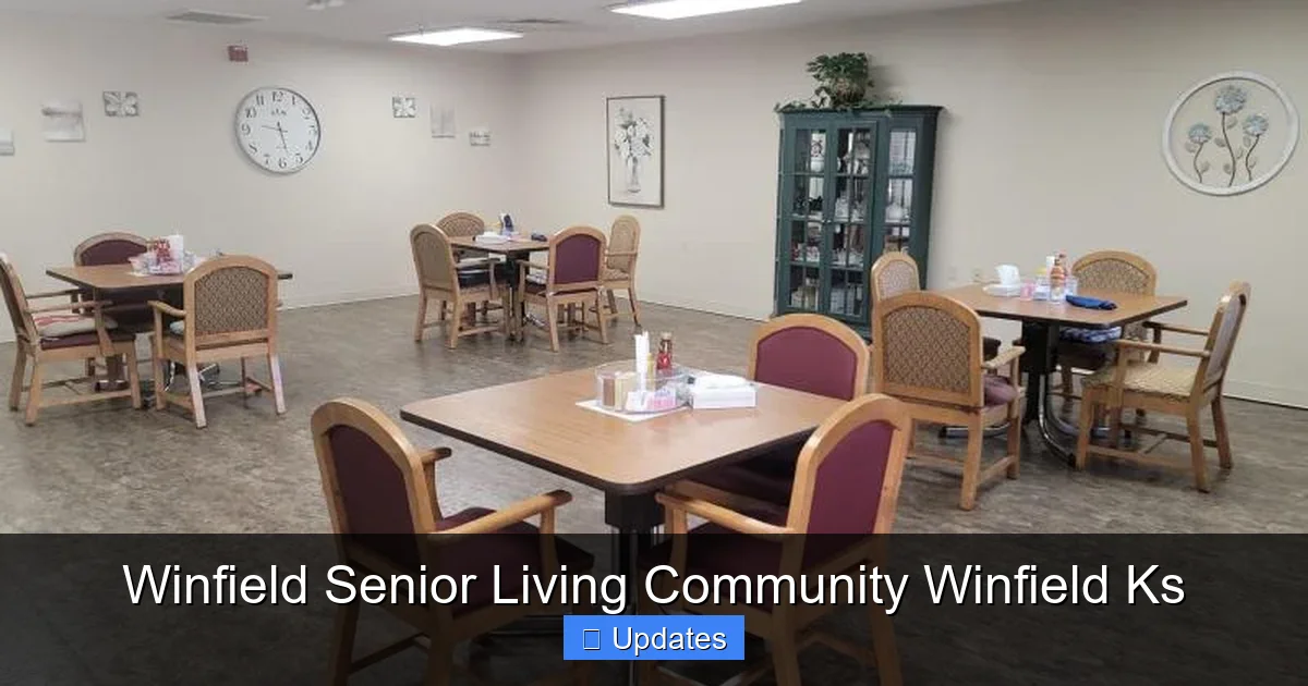 Winfield Senior Living Community Winfield Ks